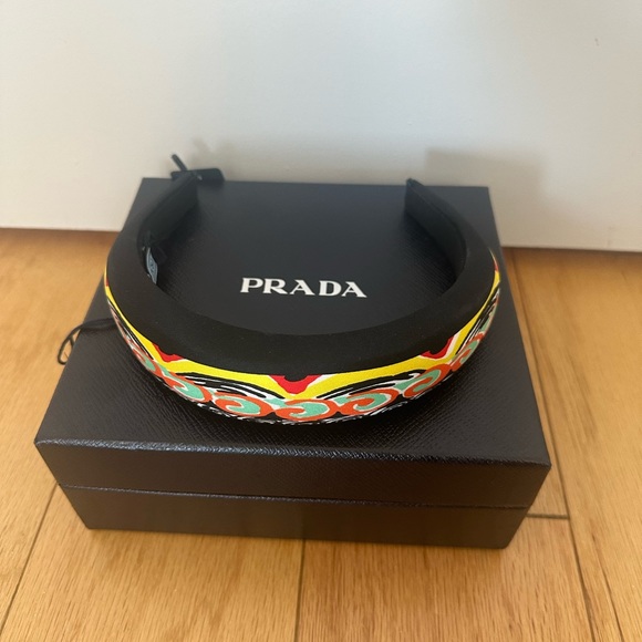 Prada Accessories - Prada Vibrant Patterned Hairband